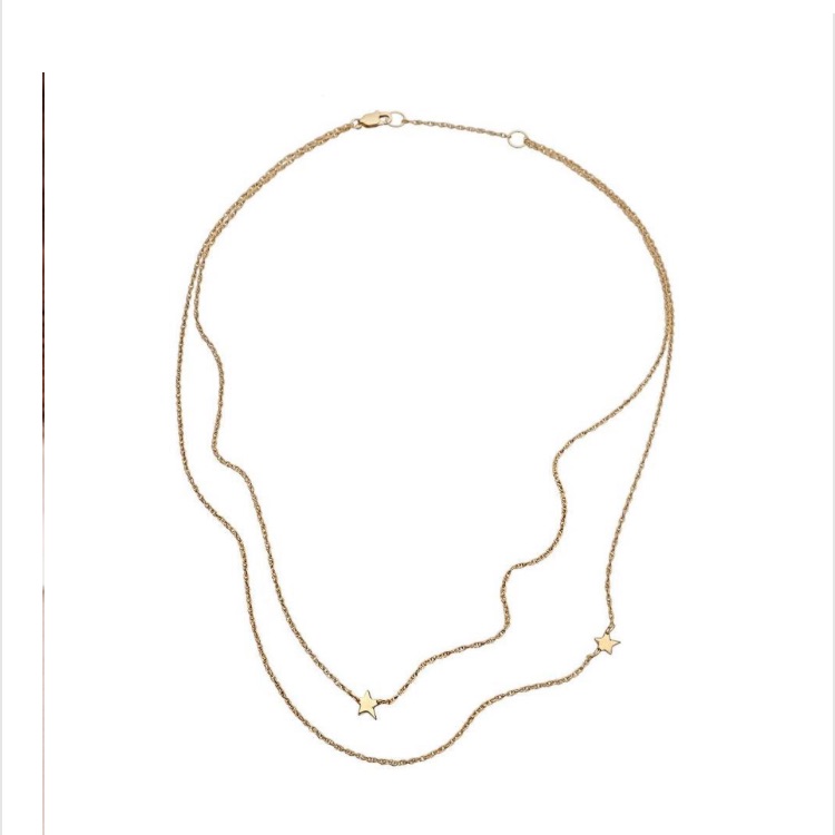 Gold Plated Star Necklace -